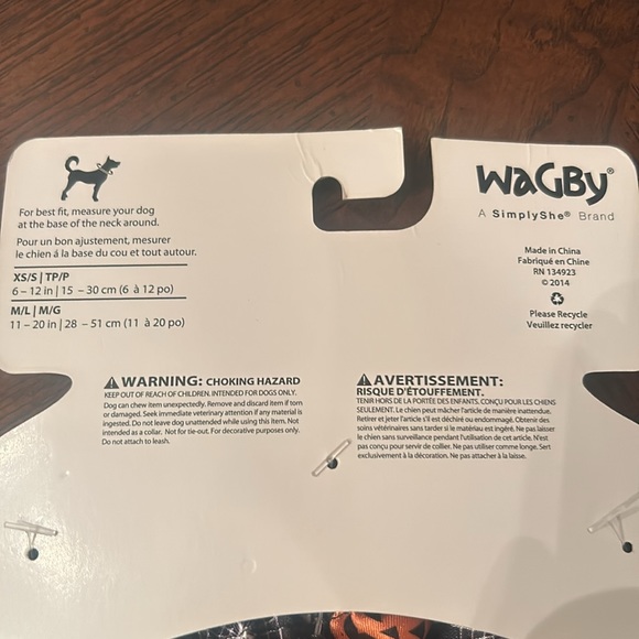 Dog neck scrunchie. Still in packaging .Never used - Picture 4 of 6